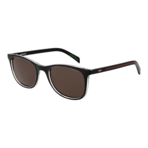 Levi's Quadrat Sonnenbrille LV 5072/S 517C570 in Schwarz – 45° Seitenansicht