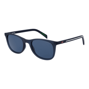 Levi's Quadrat Sonnenbrille LV 5072/S 51FLLKU in Blau – 45° Seitenansicht