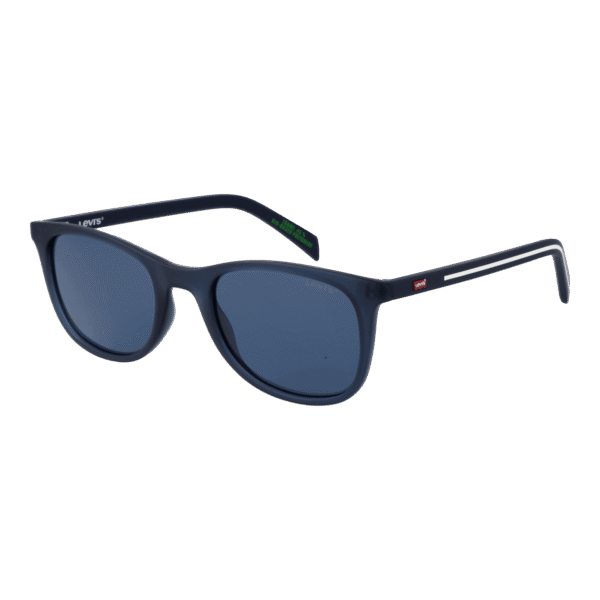 Levi's Quadrat Sonnenbrille LV 5072/S 51FLLKU in Blau – 45° Seitenansicht