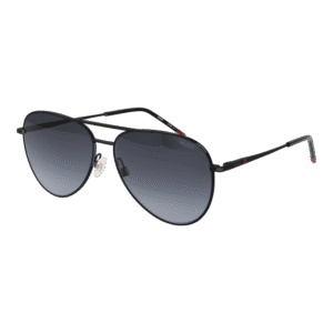 Hugo Pilotenbrille Sonnenbrille HG 1318/S 590039O in Schwarz – 45° Seitenansicht