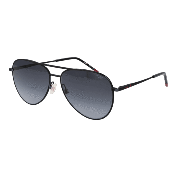 Hugo Pilotenbrille Sonnenbrille HG 1318/S 590039O in Schwarz – 45° Seitenansicht