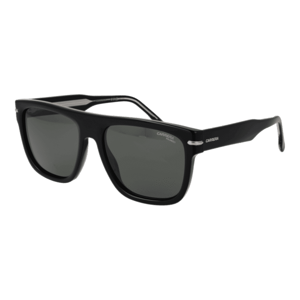 Carrera Quadrat Sonnenbrille CARRERA 340/S 57284M9 in Schwarz – 45° Seitenansicht