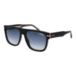 Carrera Quadrat Sonnenbrille CARRERA 340/S 572M208 in Schwarz – 45° Seitenansicht
