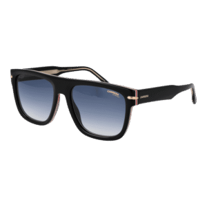 Carrera Quadrat Sonnenbrille CARRERA 340/S 572M208 in Schwarz – 45° Seitenansicht