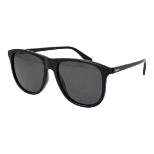 Polaroid Rechteck Sonnenbrille PLD 4178/S 55807M9 in Schwarz – 45° Seitenansicht