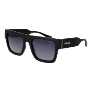 Polaroid Quadrat Sonnenbrille PLD 6224/S/X 54003WJ in Schwarz – 45° Seitenansicht