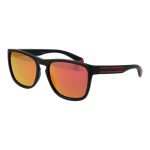 Polaroid Rechteck Sonnenbrille PLD 2161/S 57OITOZ in Schwarz – 45° Seitenansicht