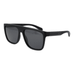 Polaroid Rechteck Sonnenbrille PLD 2162/S 56003M9 in Schwarz – 45° Seitenansicht