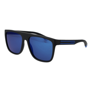 Polaroid Rechteck Sonnenbrille PLD 2162/S 580VK5X in Schwarz – 45° Seitenansicht