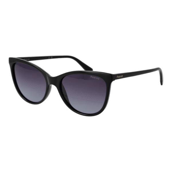 Polaroid Katzenaugen Sonnenbrille PLD 4179/S 55807WJ in Schwarz – 45° Seitenansicht