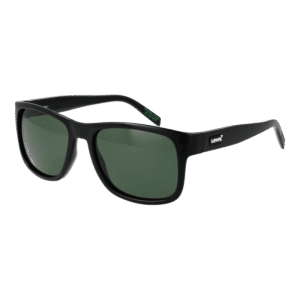 Levi's Quadrat Sonnenbrille LV 5080/S 56SUBUC in Schwarz – 45° Seitenansicht