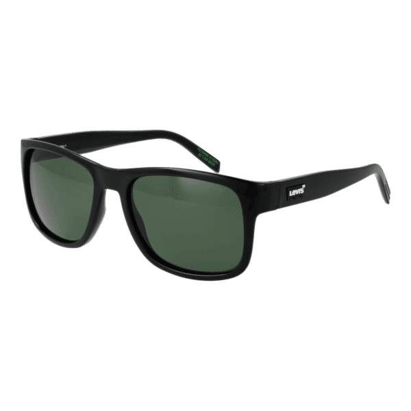 Levi's Quadrat Sonnenbrille LV 5080/S 56SUBUC in Schwarz – 45° Seitenansicht