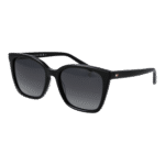 Tommy Hilfiger Rechteck Sonnenbrille TH 2226/S 548079O in Schwarz – 45° Seitenansicht