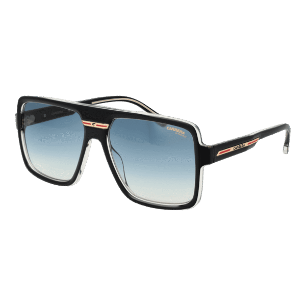 Carrera Quadrat Sonnenbrille VICTORY C 09/S 597C508 in Schwarz – 45° Seitenansicht
