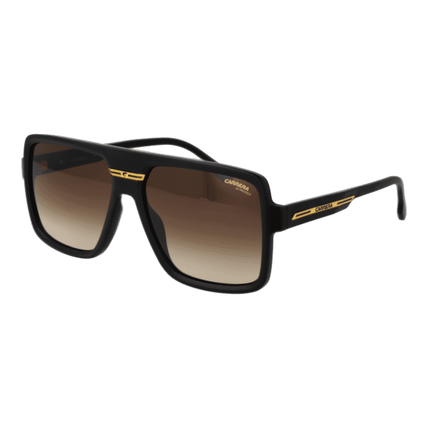 Carrera Quadrat Sonnenbrille VICTORY C 09/S 59I4686 in Schwarz – 45° Seitenansicht