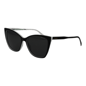 Polaroid Rechteck Sonnenbrille PLD 4181/S 5680SM9 in Schwarz – 45° Seitenansicht