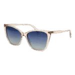 Polaroid Rechteck Sonnenbrille PLD 4181/S 56FWMZ7 in Gelb – 45° Seitenansicht