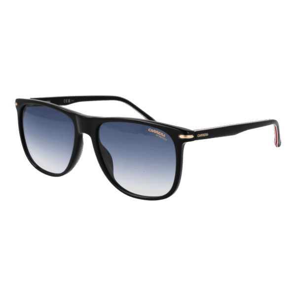 Carrera Rechteck Sonnenbrille CARRERA 349/S 572M208 in Schwarz – 45° Seitenansicht