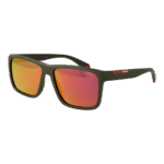 Polaroid Rechteck Sonnenbrille PLD 2164/S 58TBOOZ in Grün – 45° Seitenansicht