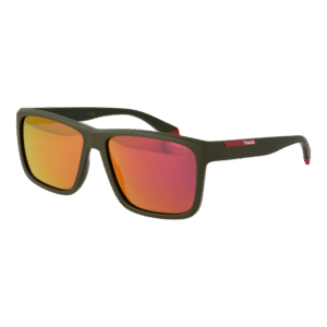 Polaroid Rechteck Sonnenbrille PLD 2164/S 58TBOOZ in Grün – 45° Seitenansicht