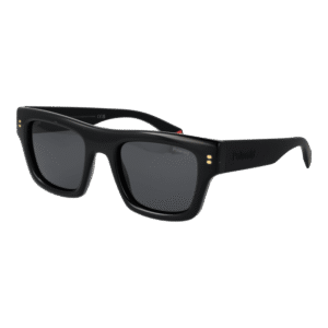 Polaroid Rechteck Sonnenbrille PLD 6238/S/X 51807M9 in Schwarz – 45° Seitenansicht