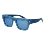 Polaroid Rechteck Sonnenbrille PLD 6238/S/X 51MVU5X in Blau – 45° Seitenansicht