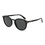 Polaroid Rund Sonnenbrille PLD 6233/S 51807M9 in Schwarz – 45° Seitenansicht