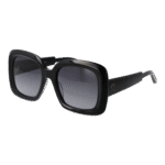 Tommy Hilfiger Quadrat Sonnenbrille TH 2208/S 538079O in Schwarz – 45° Seitenansicht
