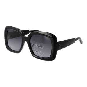 Tommy Hilfiger Quadrat Sonnenbrille TH 2208/S 538079O in Schwarz – 45° Seitenansicht