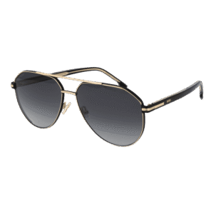Boss Pilotenbrille Sonnenbrille BOSS 1747/S 60RHL9O in Gold – 45° Seitenansicht