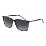 Hugo Rechteck Sonnenbrille HG 1344/S 552W89O in Grau – 45° Seitenansicht