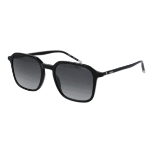 Hugo Rechteck Sonnenbrille HG 1347/S 528079O in Schwarz – 45° Seitenansicht