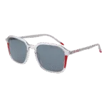 Hugo Rechteck Sonnenbrille HG 1347/S 52KB7IR in Transparent – 45° Seitenansicht