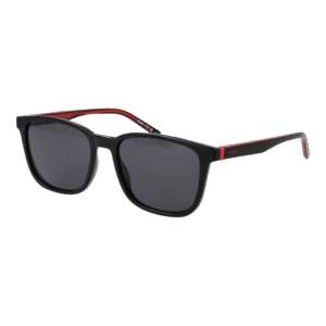 Hugo Quadrat Sonnenbrille HG 1356/S 55807IR in Schwarz – 45° Seitenansicht