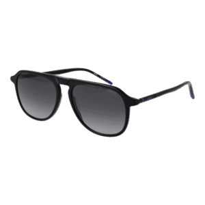 Hugo Pilotenbrille Sonnenbrille HG 1345/S 558079O in Schwarz – 45° Seitenansicht