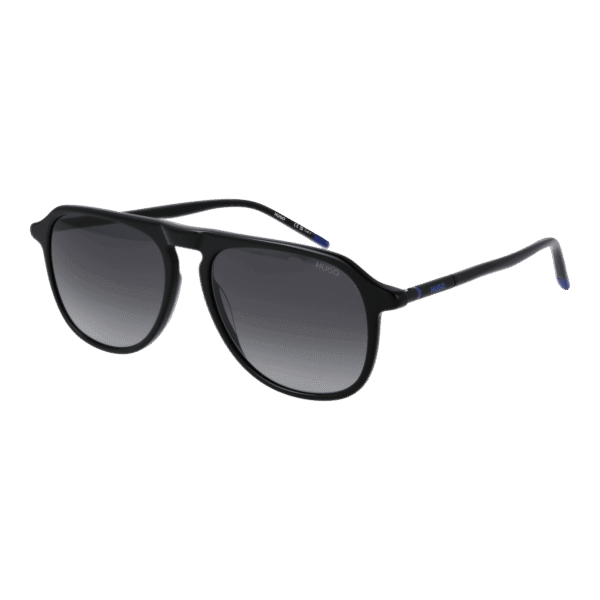Hugo Pilotenbrille Sonnenbrille HG 1345/S 558079O in Schwarz – 45° Seitenansicht