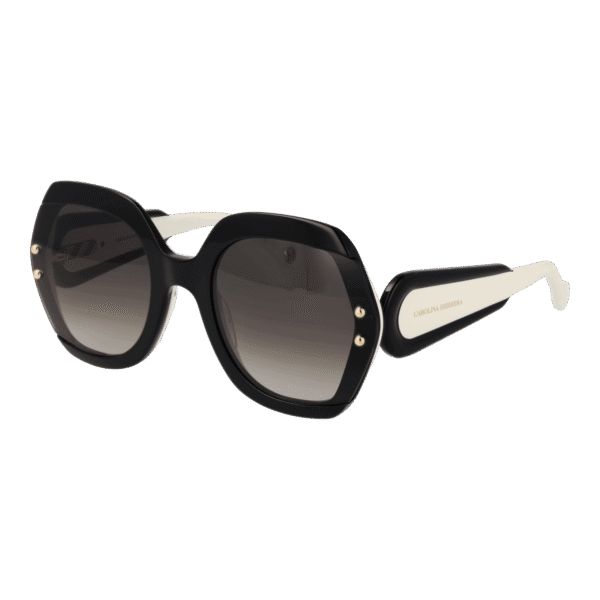 Carolina Herrera Sonnenbrille HER 0314/G/S 6180SHA – 45° Seitenansicht Carolina Herrera Quadrat Sonnenbrille HER 0314/G/S 6180SHA in Schwarz – 45° Seitenansicht