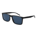 Hugo Rechteck Sonnenbrille HG 1337/S 58KB7KU in Grau – 45° Seitenansicht
