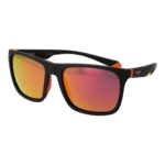 Polaroid Rechteck Sonnenbrille PLD 2141/S 56RC2OZ in Schwarz – 45° Seitenansicht