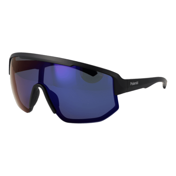 Polaroid Monoscheibe Sonnenbrille PLD 7047/S 990VK5X in Schwarz – 45° Seitenansicht