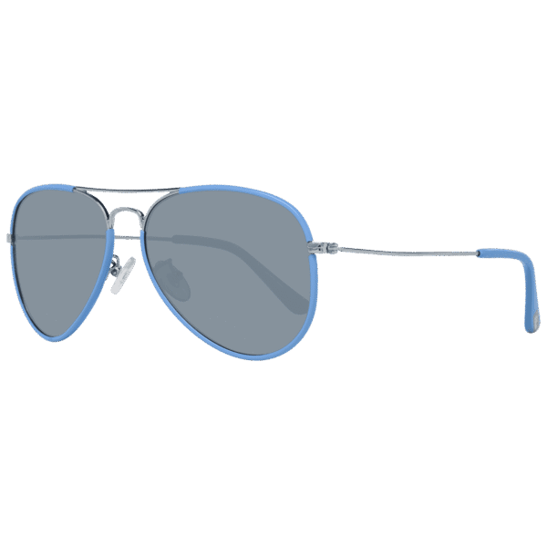 S. Oliver Pilotenbrille Sonnenbrille 98684-00840 56 in Blau – 45° Seitenansicht