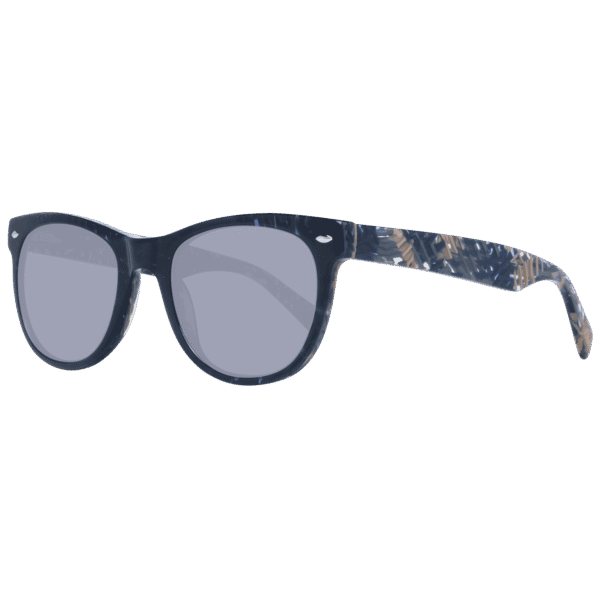S. Oliver Oval Sonnenbrille 98634-00400 50 in Blau – 45° Seitenansicht