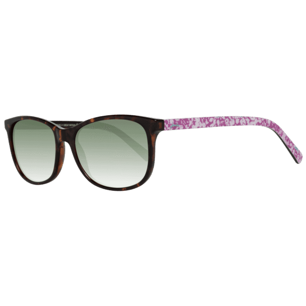 Joules Rechteck Sonnenbrille JS7038 55115 in Braun – 45° Seitenansicht