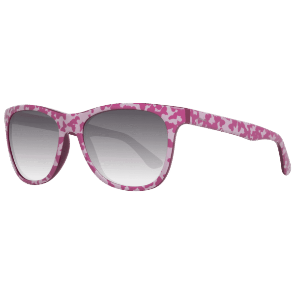 Joules Oval Sonnenbrille JS7047 54234 in Rosa – 45° Seitenansicht