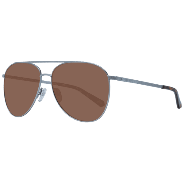 Ted Baker Sonnenbrille TB1510 60800 – 45° Seitenansicht Ted Baker Pilotenbrille Sonnenbrille TB1510 60800 in Silber – 45° Seitenansicht