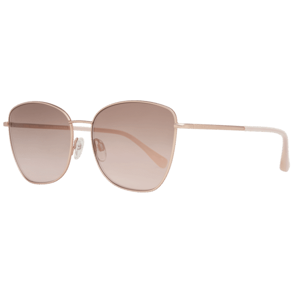 Ted Baker Schmetterling Sonnenbrille TB1522 59400 in Rosé Gold – 45° Seitenansicht