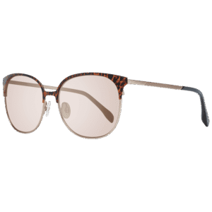 Karen Millen Rund Sonnenbrille KM7013 57121 in Gold – 45° Seitenansicht