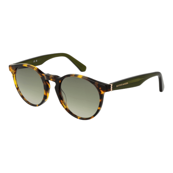 Scotch & Soda Rund Sonnenbrille SS8004 49175 in Mehrfarbig – 45° Seitenansicht