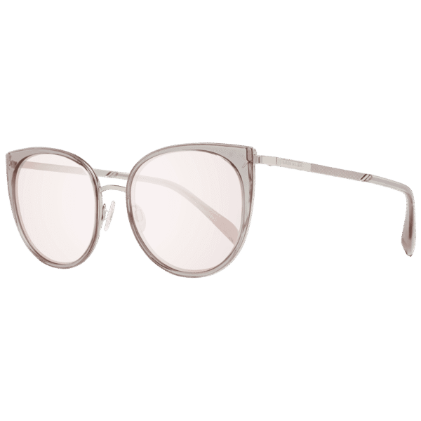 Karen Millen Katzenaugen Sonnenbrille KM5042 55297 in Rosa – 45° Seitenansicht