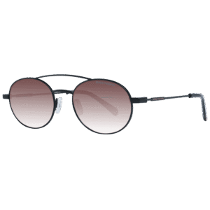 Sergio Tacchini Oval Sonnenbrille ST7003 52050 in Schwarz – 45° Seitenansicht